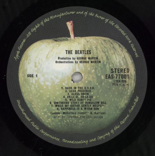 ビートルズ 『The BEATLES』 ホワイトアルバム LPレコード2枚組美品